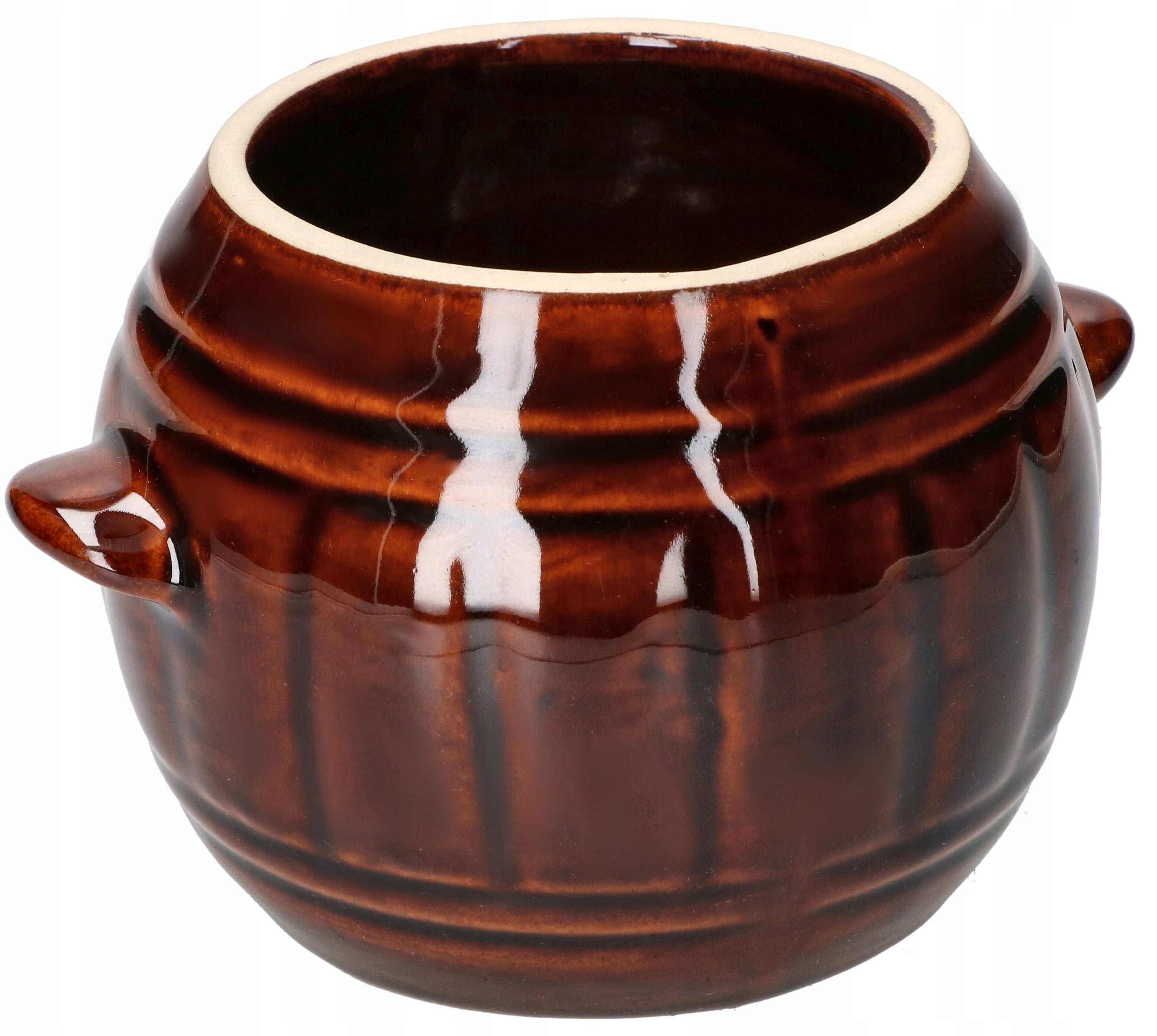 STONE 1 L CHEESE BARREL CUCUMBERS POT LARD Brand Kotarbau
