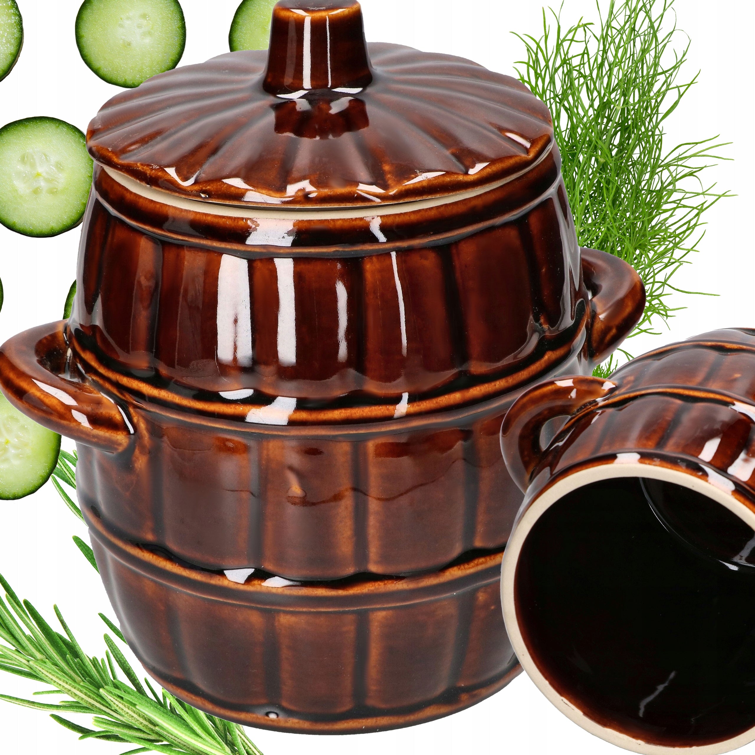STONE BARREL 3.2 L CUCUMBER POT Manufacturer code J835