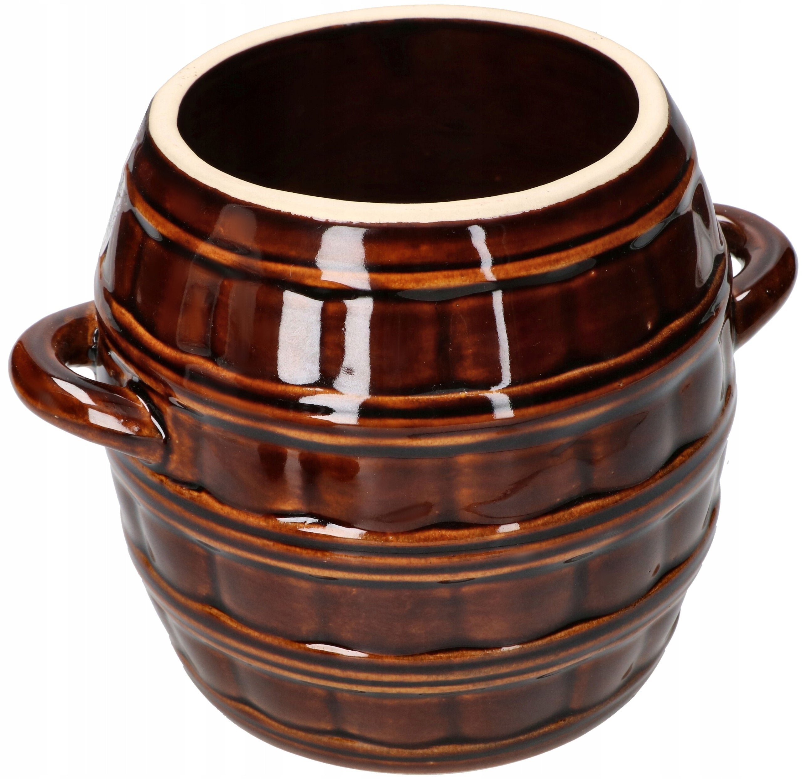 STONEWARE 2,5L BARREL PICKLING CUCUMBER POT LARD EAN (GTIN) 5904994010425
