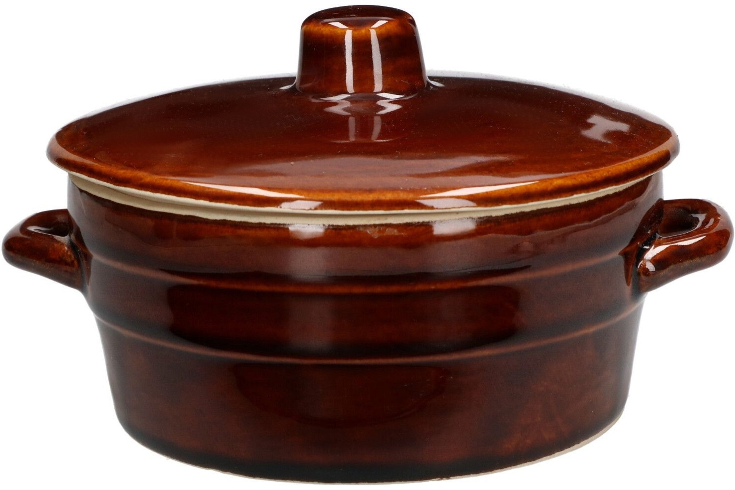 STONEWARE CERAMIC BARREL 1L LARD POT