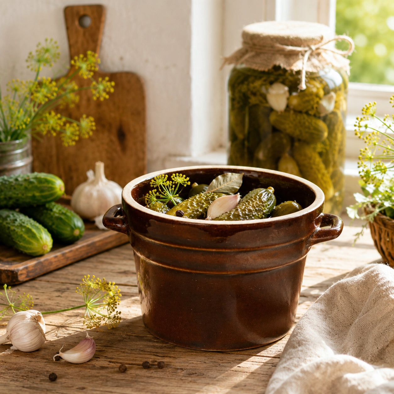 STONEWARE CERAMIC POT 0,5 L STONEWARE FOR PICKLING CUCUMBERS AND LARD Manufacturer code 5906651042831