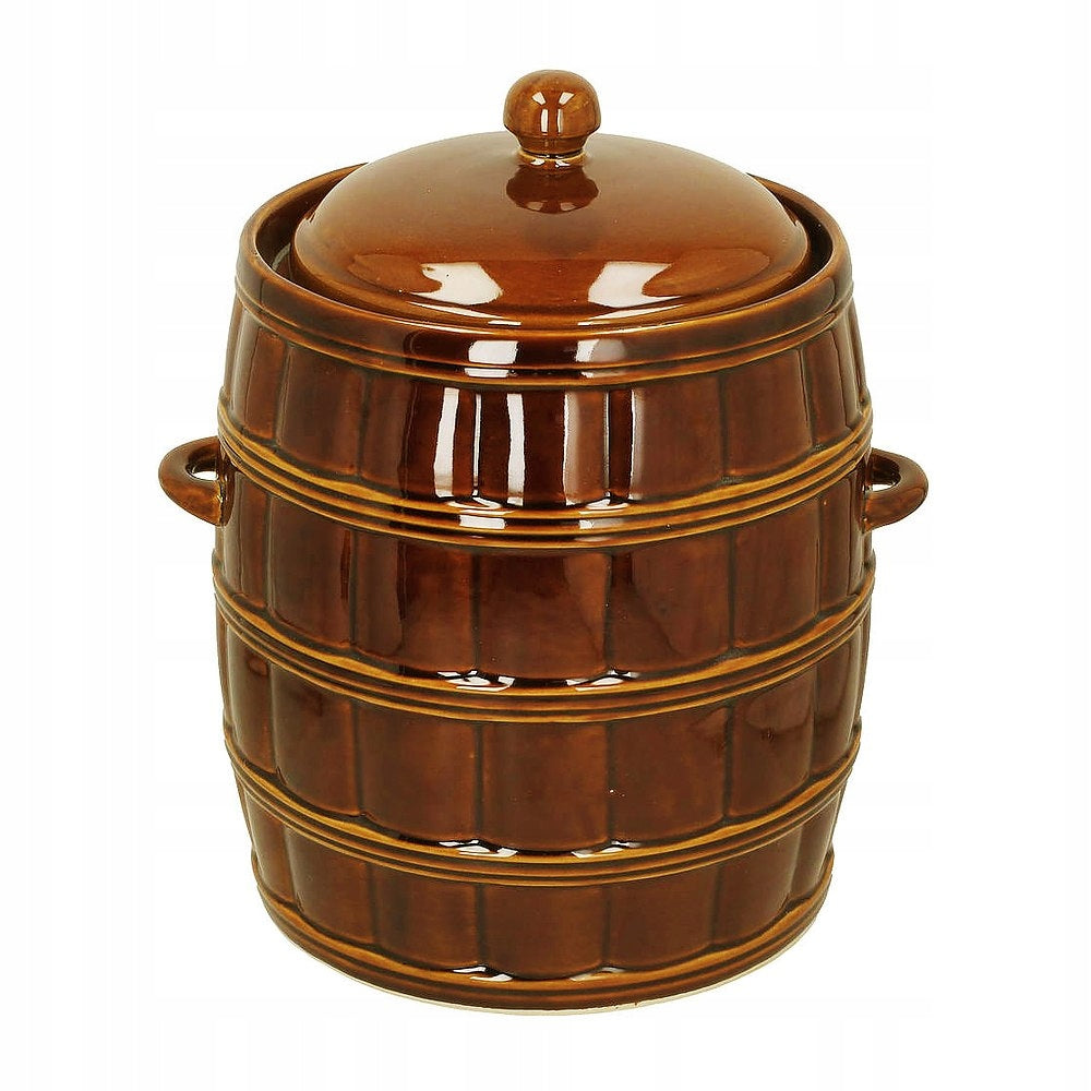 STONEWARE POT barrel for pickling cabbage 16 l K3