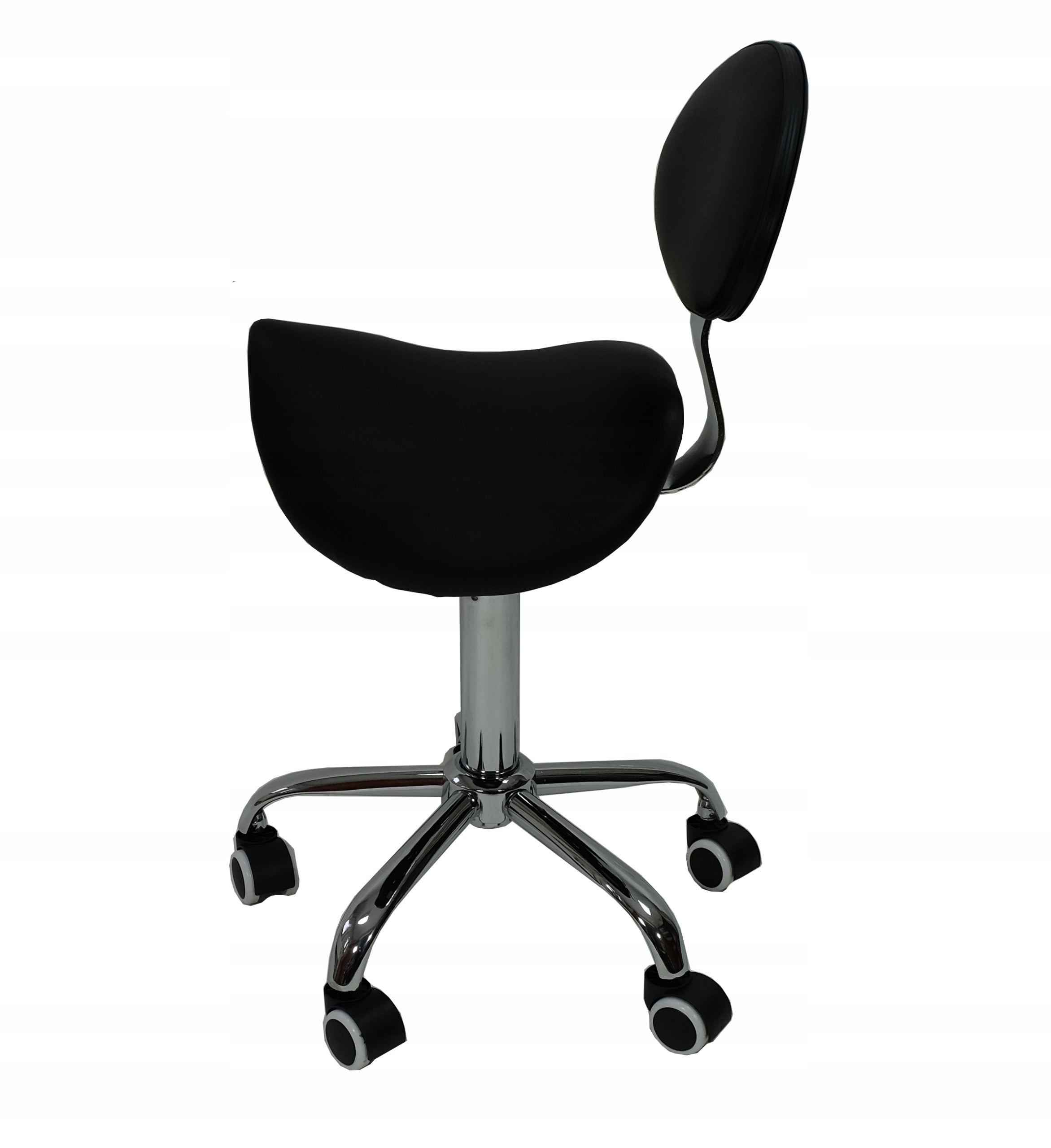 STOOL COSMETIC STOOL SADDLE CHAIR BACKREST BLACK EAN (GTIN) 5907589351002