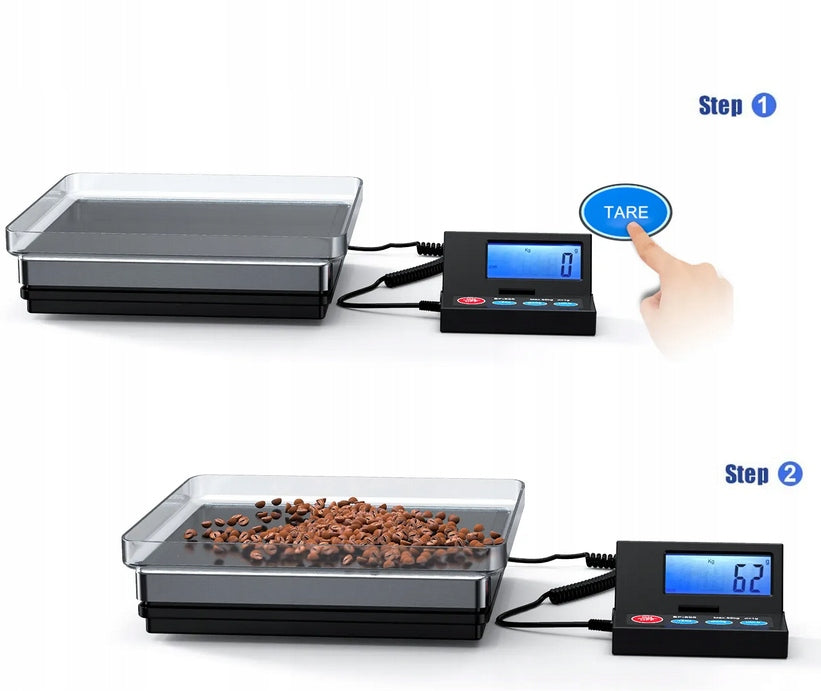 STORAGE POSTAL SCALE FOR RESIN 50kg 1g metal platform (50kg 2g ) Packaging status original