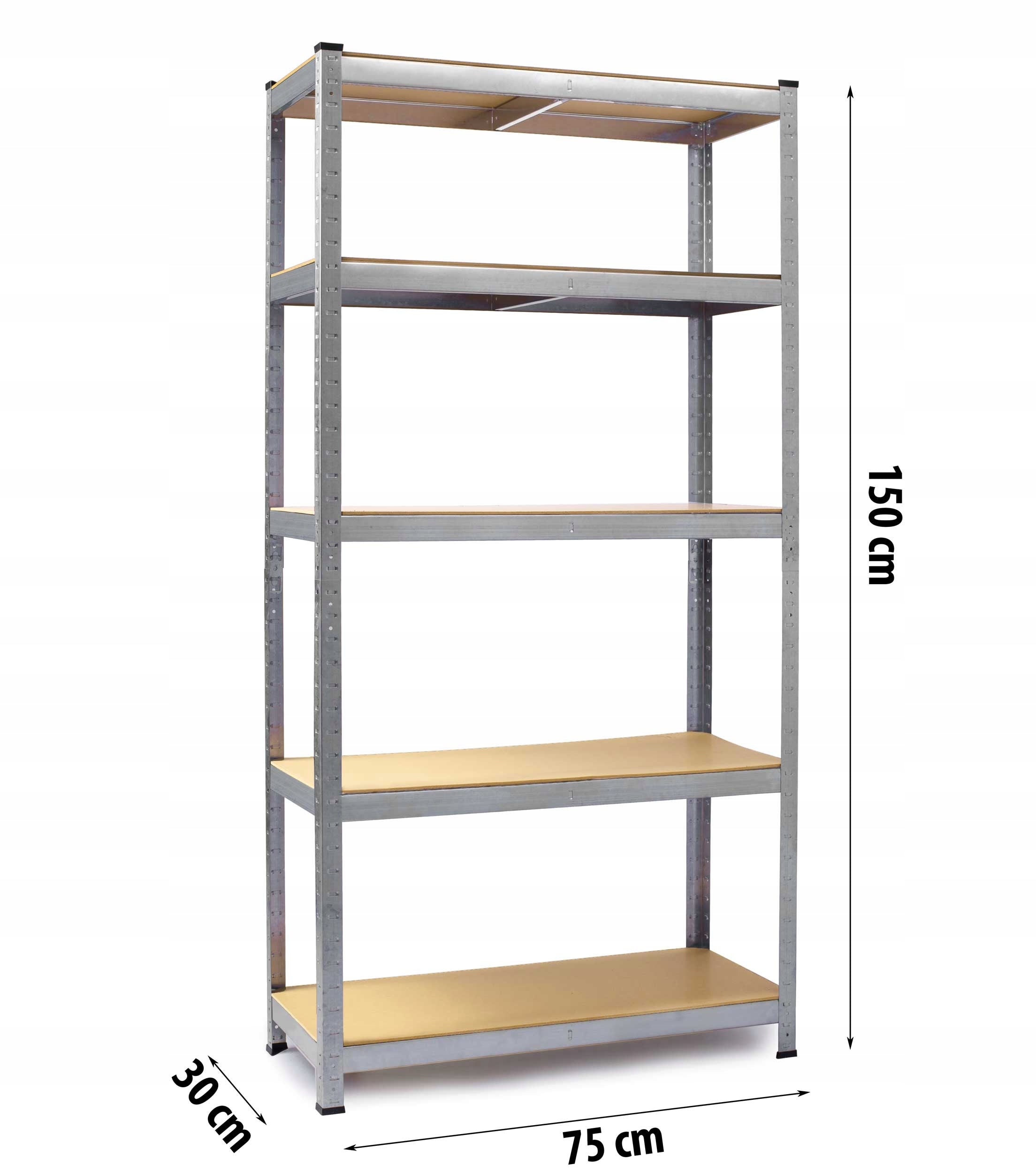 STORAGE RACK 2in1 METAL 150x75x30cm HUMBERG Manufacturer code 4810