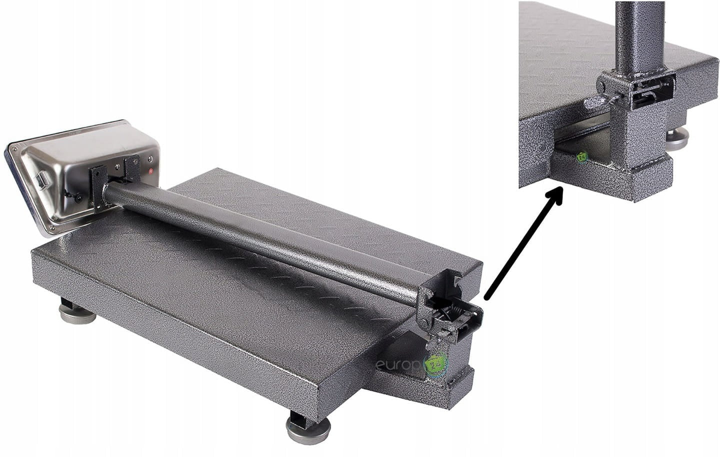 STORAGE SCALE 300 KG WITH SHOP BAG BACKREST 50x40CM FROM 10G AKU LCD Manufacturer code WAGA 300KG Z OPARCIEM