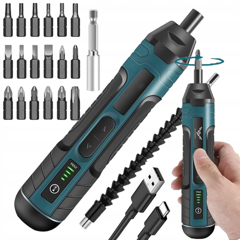 STRAIGHT ELECTRIC SCREWDRIVER TORQUE WRENCH 3,6V 4W 5NM +18 BITS