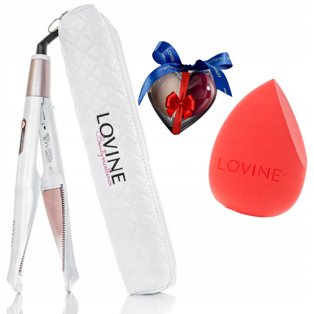 STRAIGHTENER HAIR CURLER 2in1ceramic LOVINE