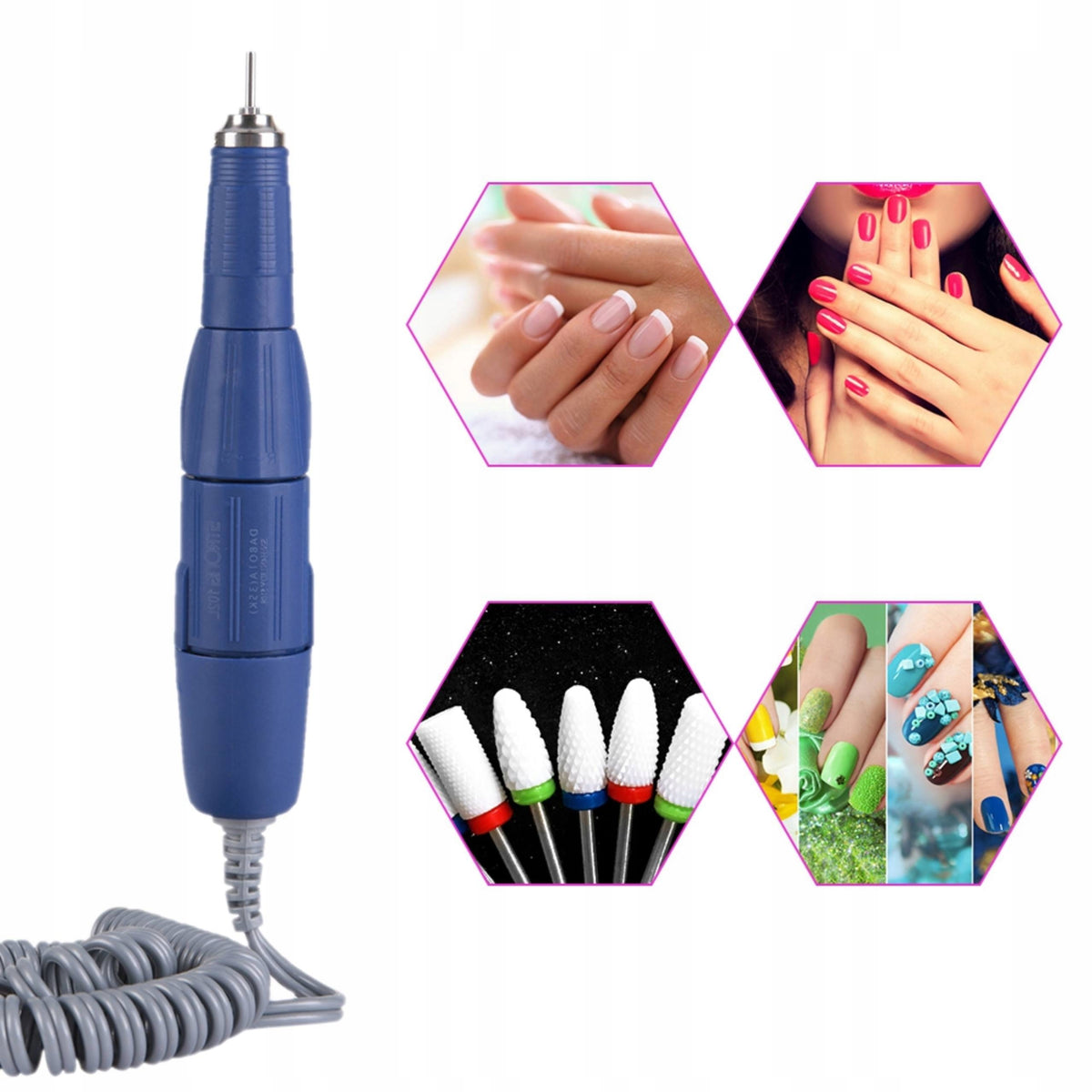 STRAIGHTENER HANDLE FOR MANICURE PEDICURE 35000RPM 65W 2,35mm MILLING MACHINE Brand no brand