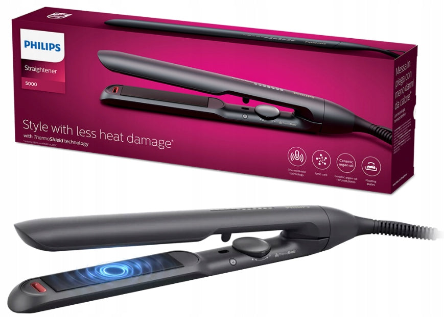 STRAIGHTENER PHILIPS BHS510/00 THERMOSHIELD WITH IONIZATION FUNCTION + COVER Brand Philips