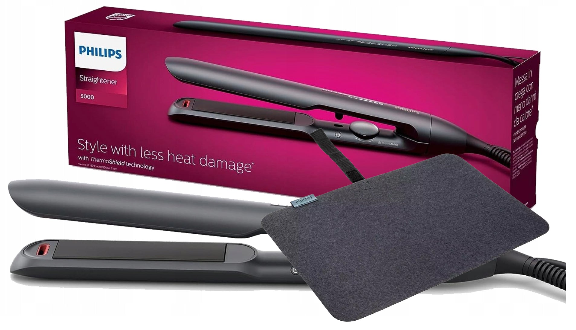 STRAIGHTENER PHILIPS BHS510/00 THERMOSHIELD WITH IONIZATION FUNCTION + COVER