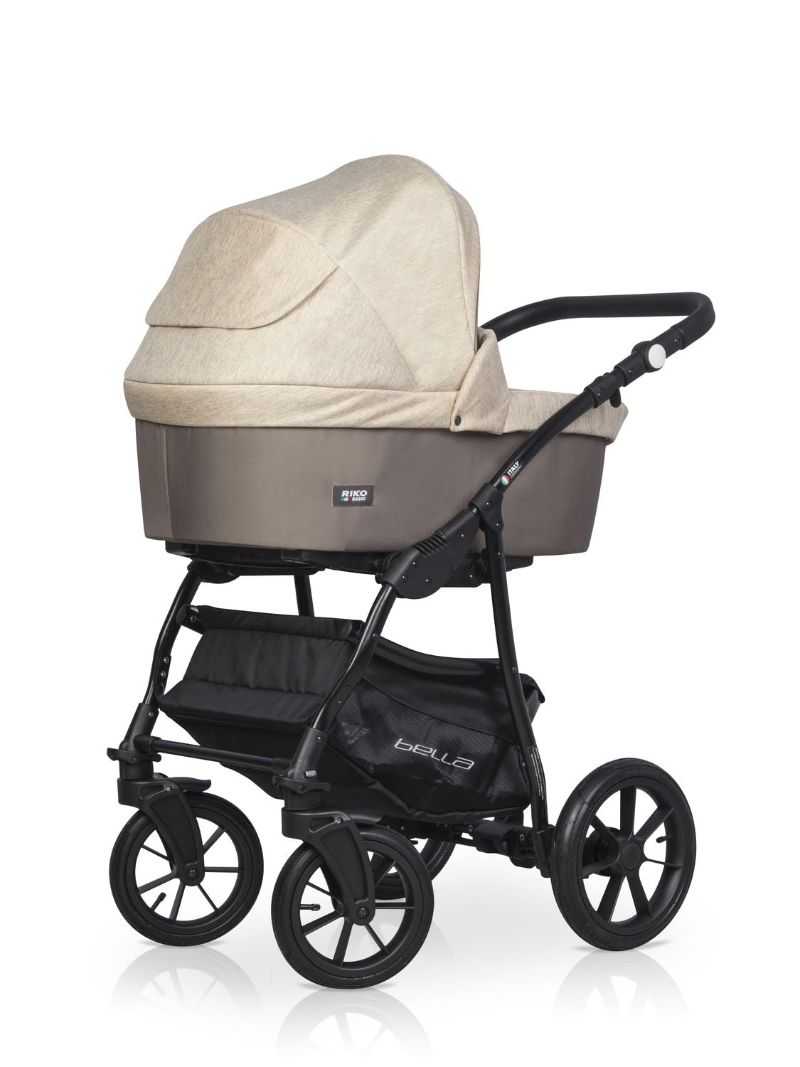STROLLER 2IN1 CHILDREN BELLA RIKO BASIC PUMPED WHEELS WARMER BAG SET Brand RIKO