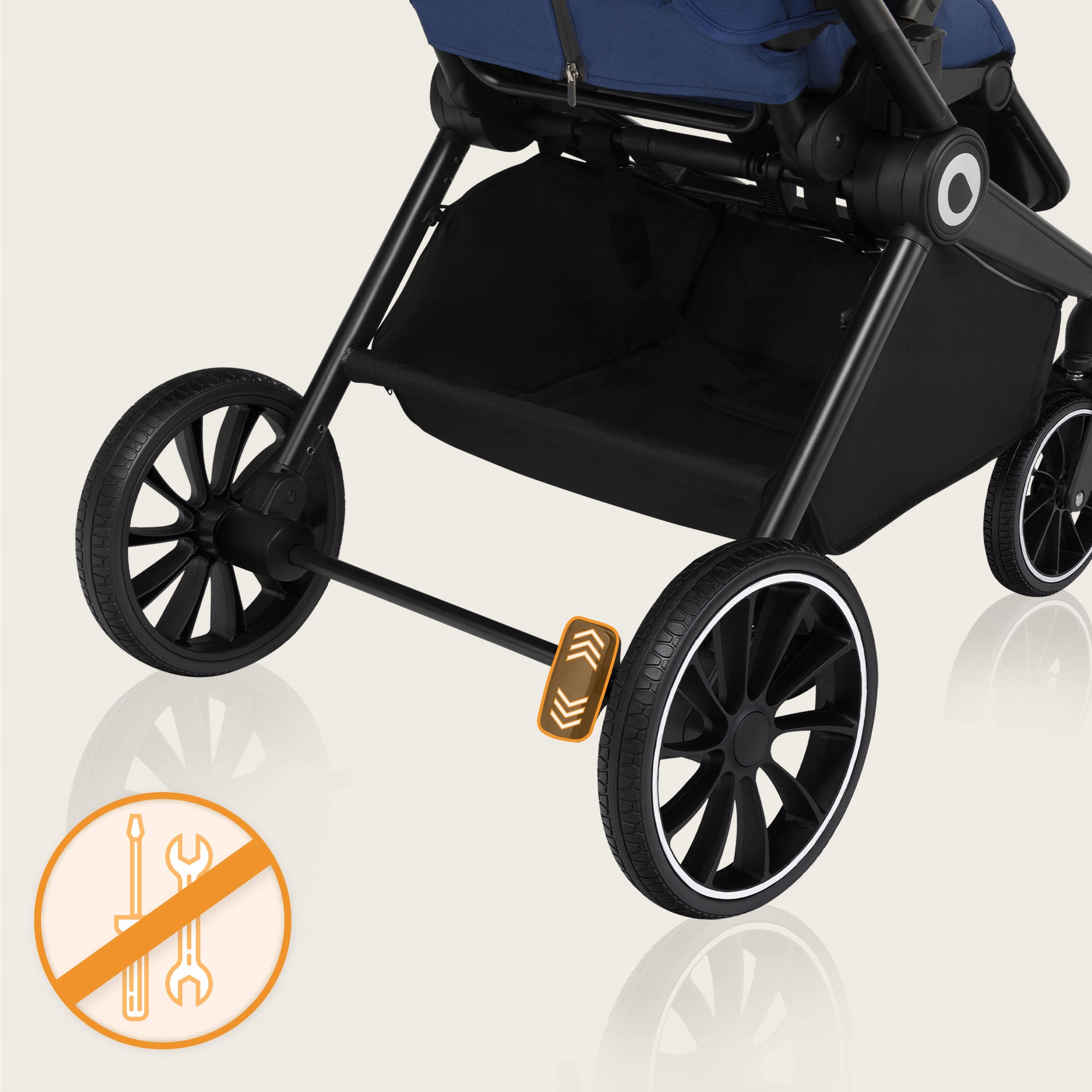 STROLLER 2in1 Lightweight Stroller Gondola Front Rear Lionelo Mica Packaging status original