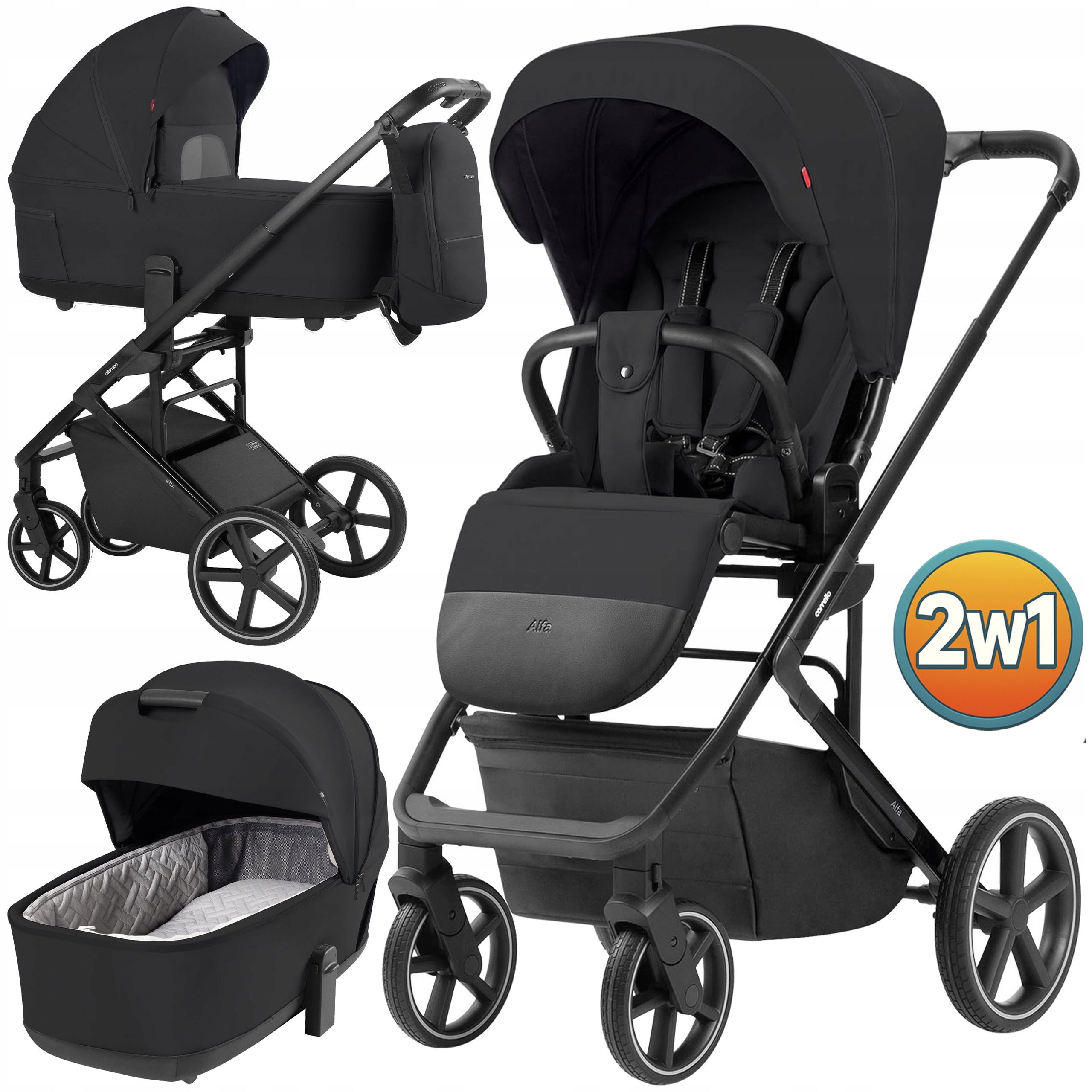 STROLLER BABY STROLLER SET + GONDOLA RECLINING SEAT