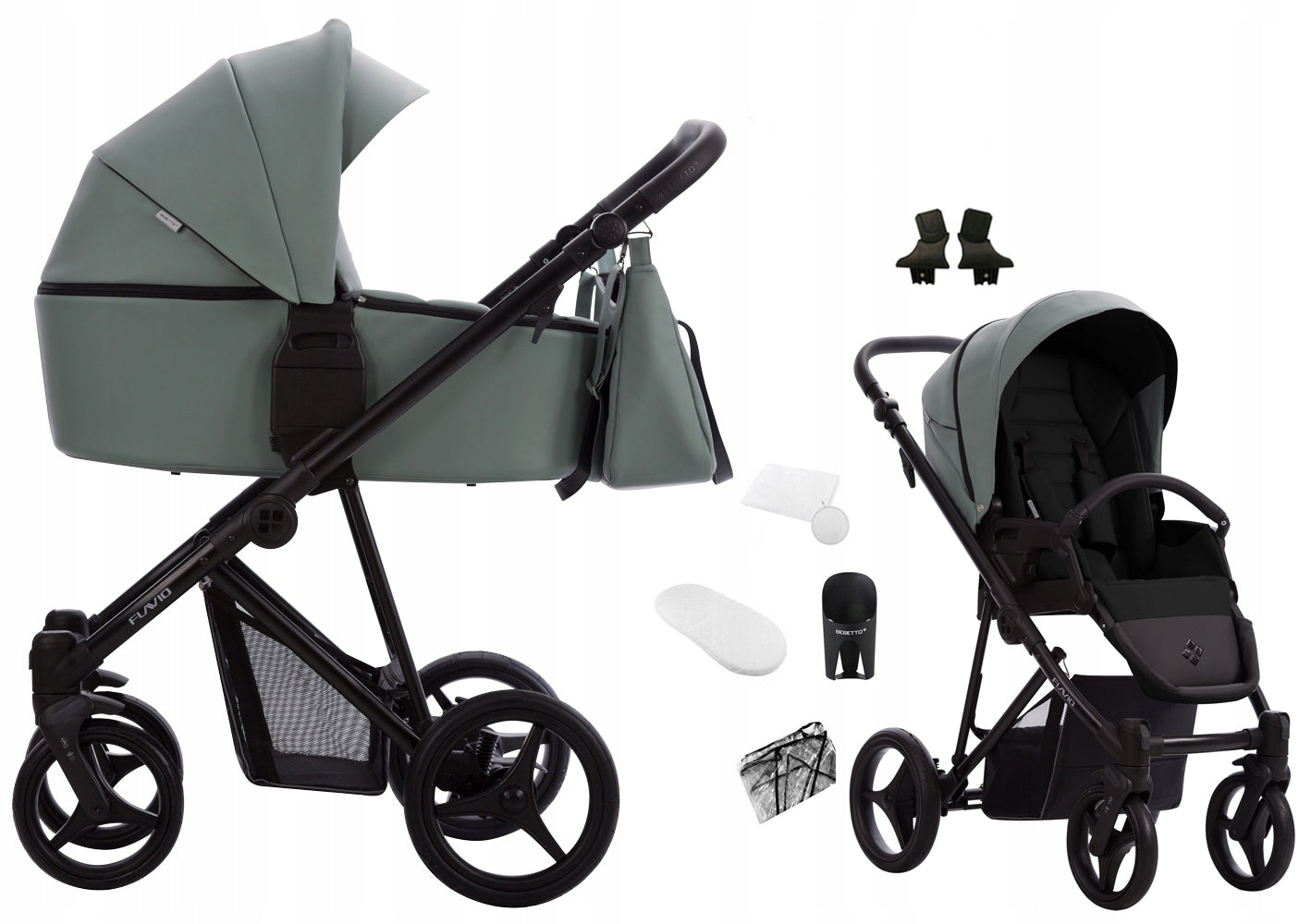 STROLLER BEBETTO FLAVIO PRO 2IN1 k. 09 ADAPTERS