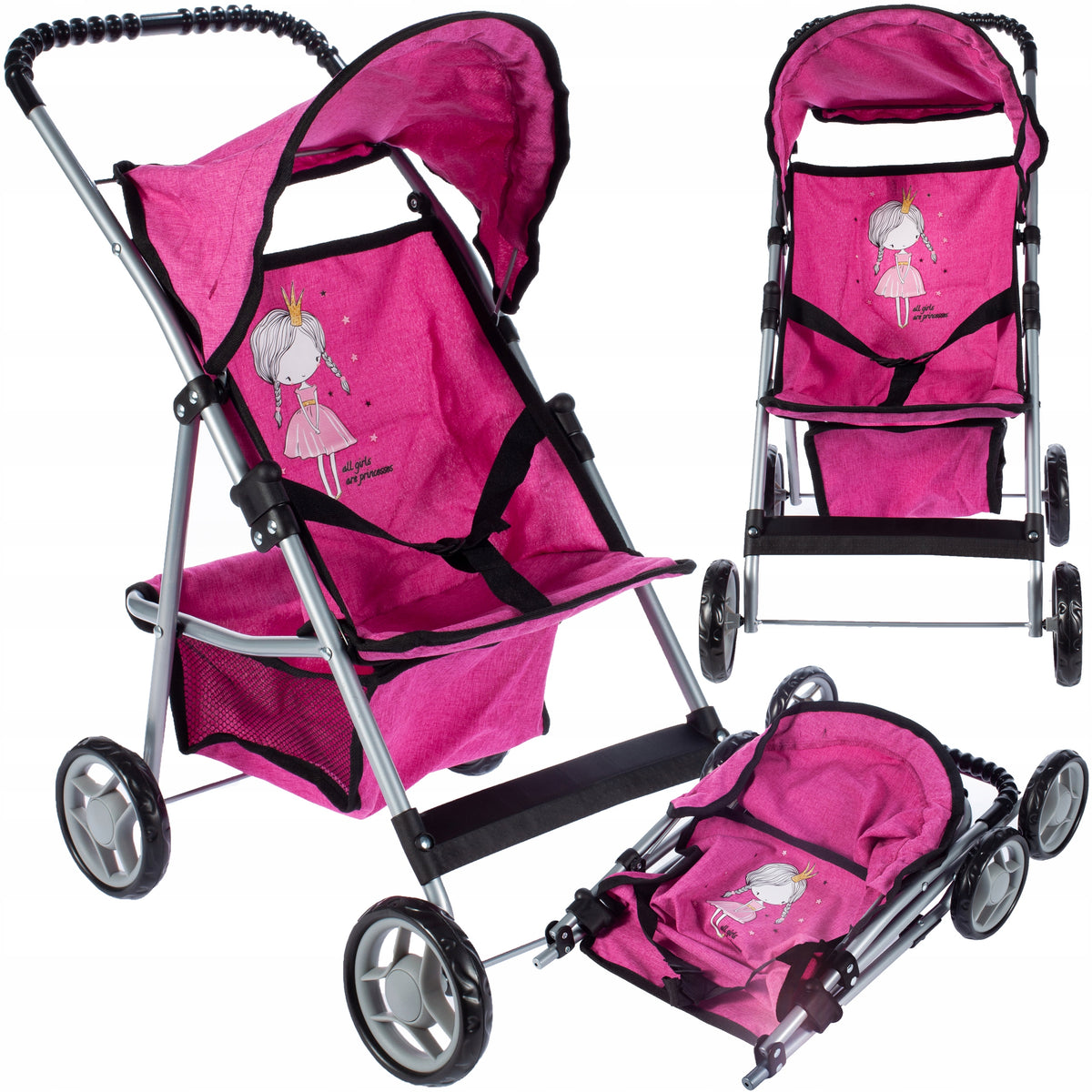 STROLLER DOLL STROLLER FOLDING LIGHTWEIGHT STABLINS PRINCESS