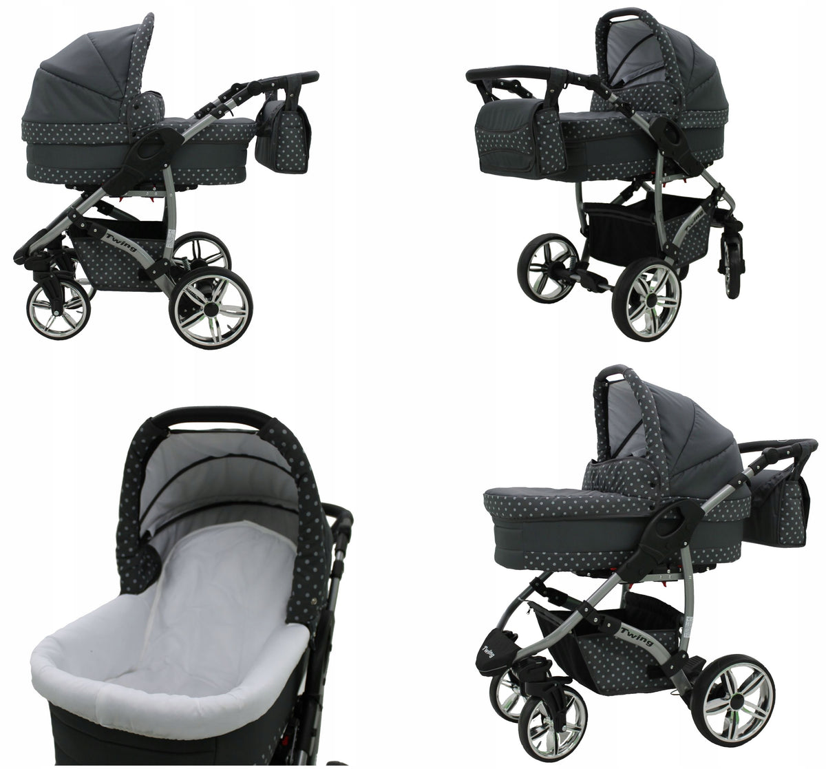 STROLLER ECO TWING 3IN1 KAREX GLOVES Brand Karex