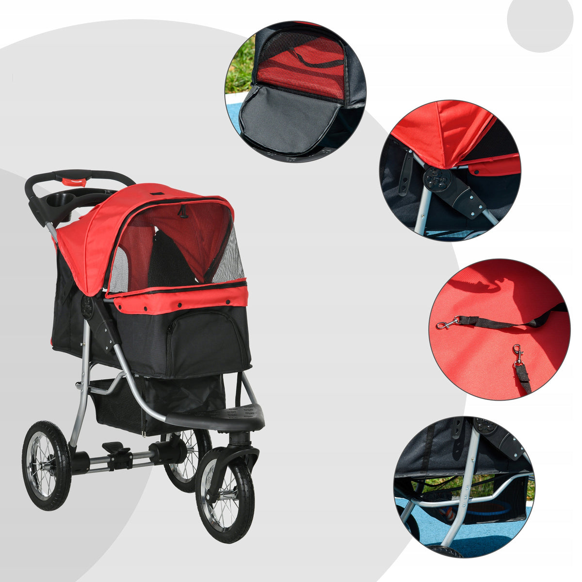 STROLLER FOR SMALL MEDIUM CAT DOG TRANSPORTER 10kg STROLLER Manufacturer code 260438202001