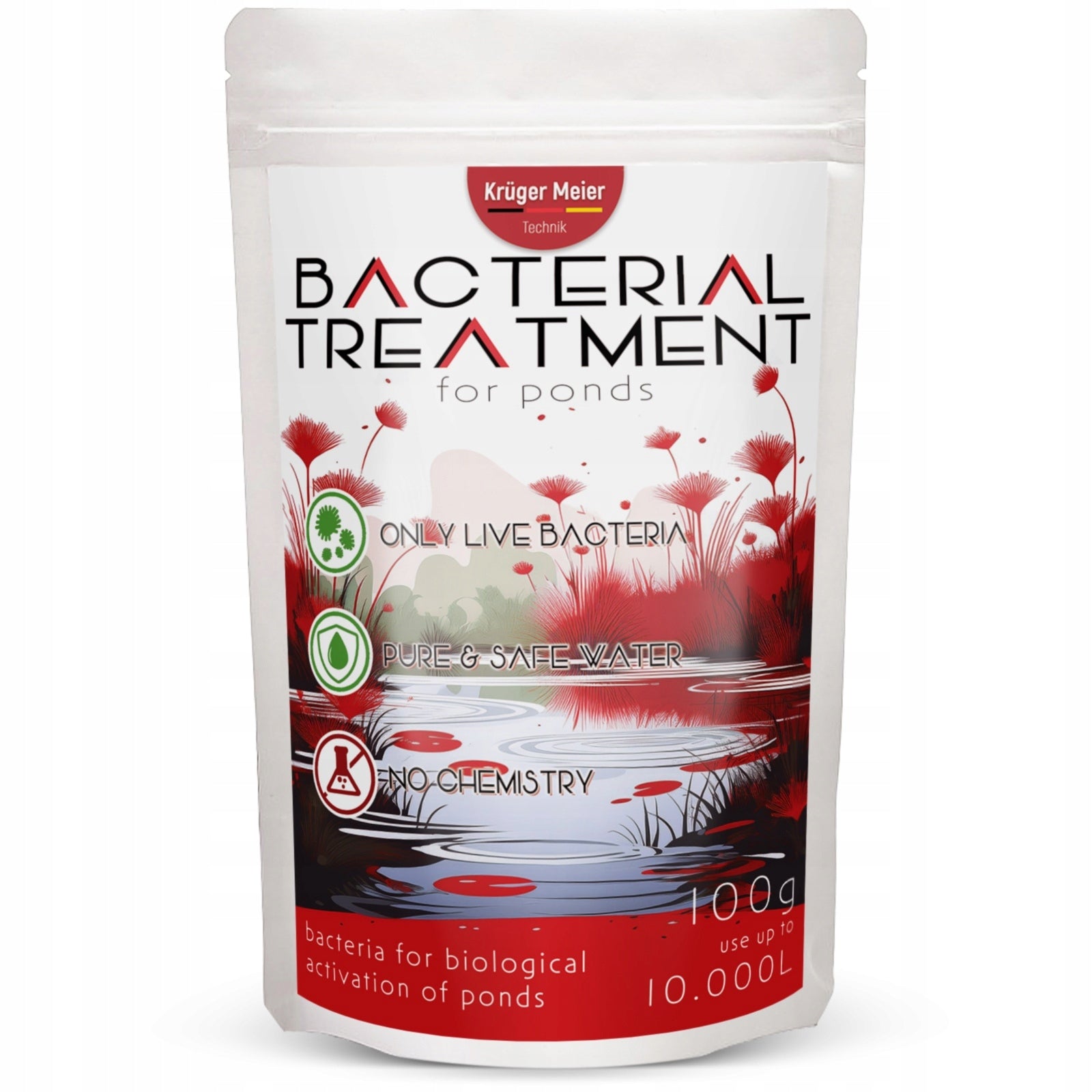STRONG BACTERIA FOR POND 100G - KRUGER MEIER BACTERIAL TREATMENT