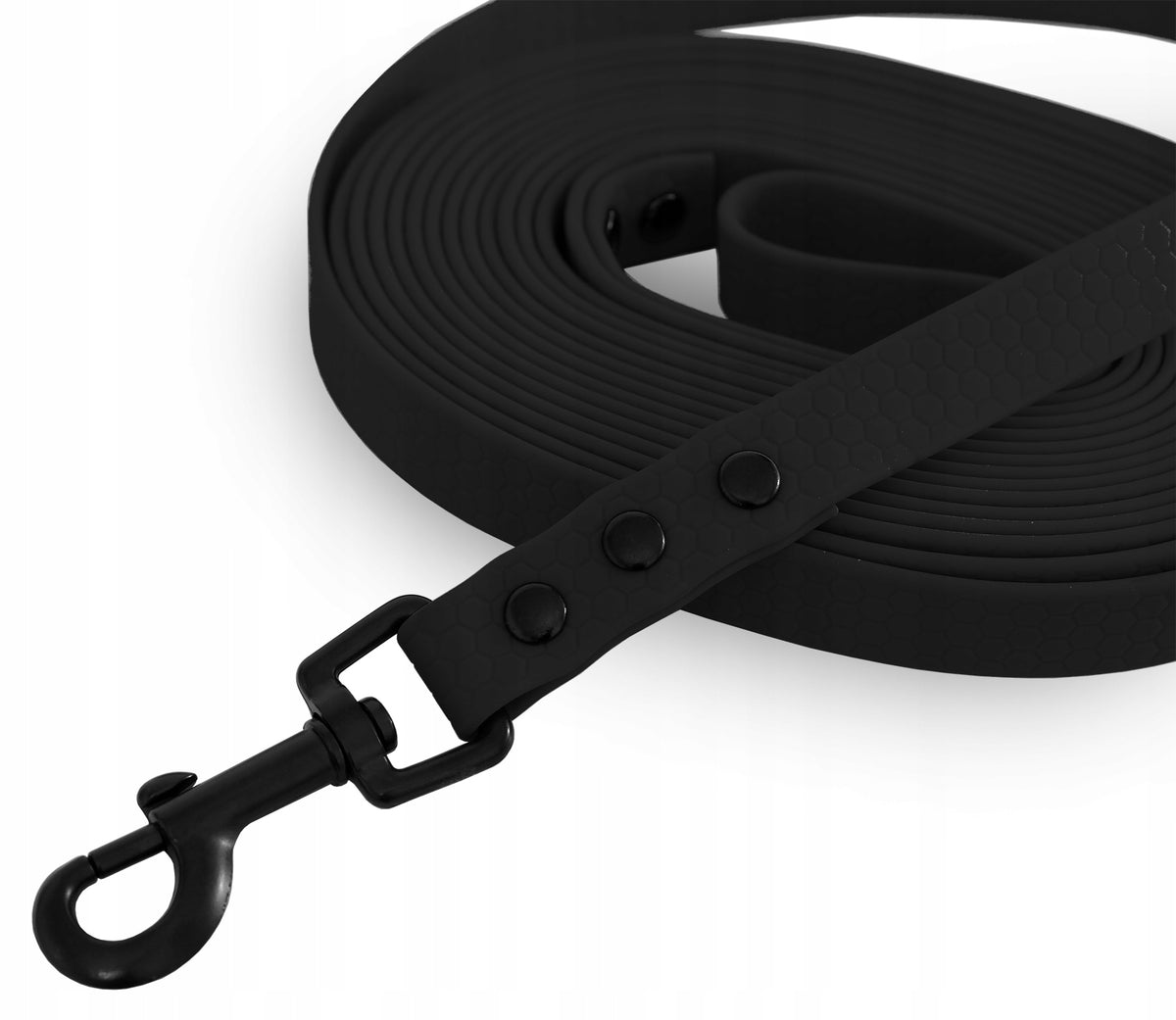 STRONG BIOTHANE PVC TRAINING LEASH for Dogs, 5m Manufacturer code SM-BIOTHANE500black