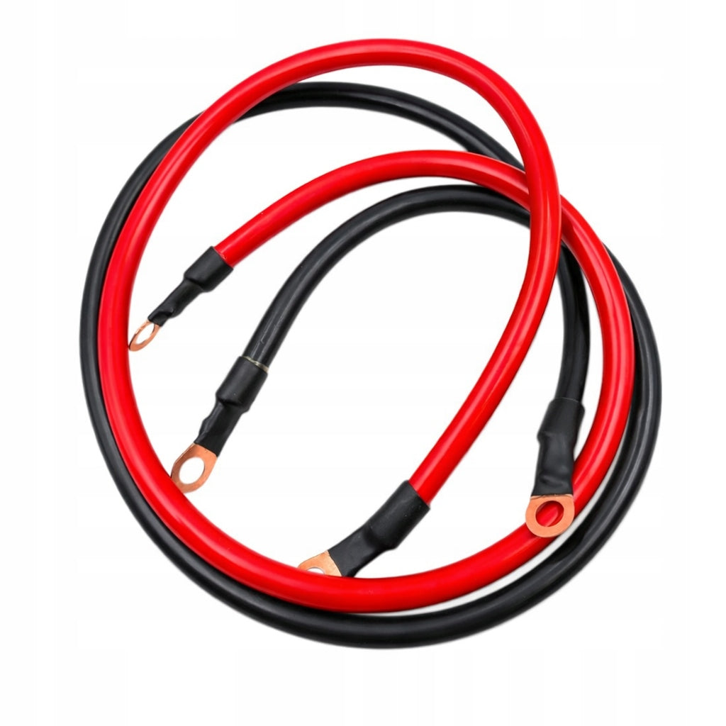 STRONG CABLES FOR BATTERY 105 CM RED/BLACK EYELETS