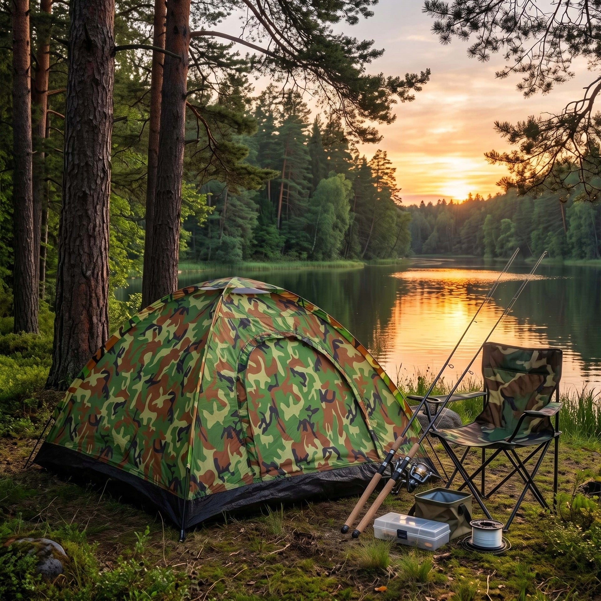 STRONG CAMPING TENT FOR CAMPING LARGE 2-PERSON IGLO 200x200cm Manufacturer code PT010