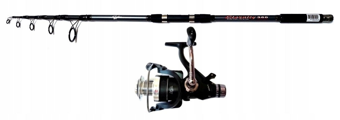 STRONG CARBON FL ETERNITY ROD 3.60 FL MIFINE 5000 6 BALL REEL!