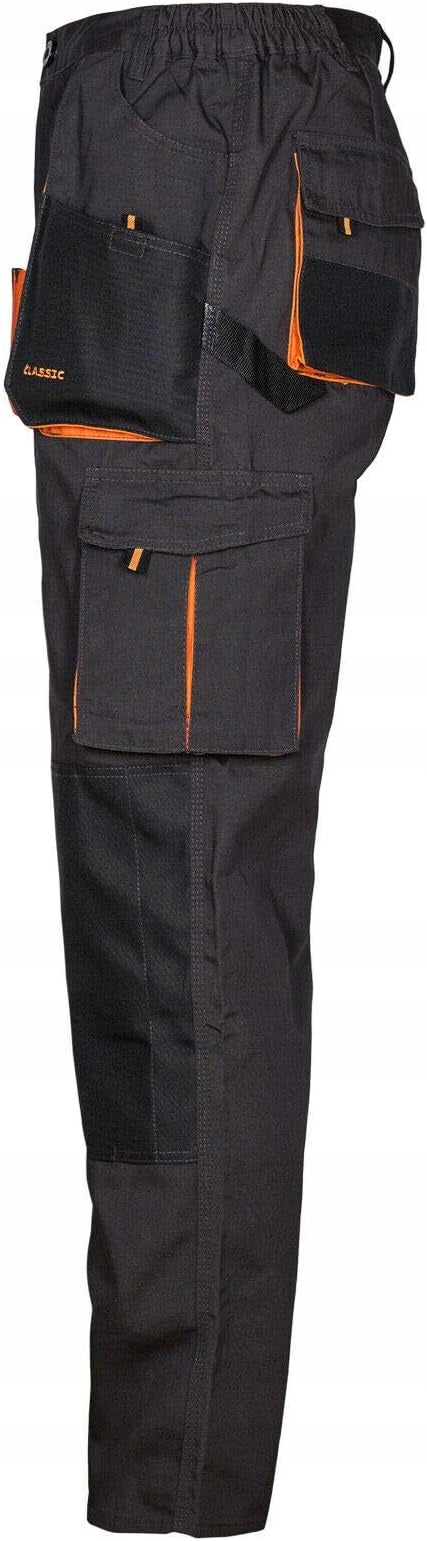 STRONG CLASSIC ORANGE REINFORCED OXFORD600 NON-BINDING Work Pants Packaging status original