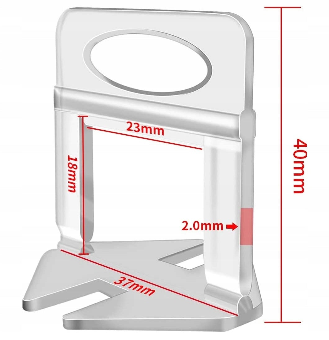 STRONG CLIPS 2,0 2.0mm TILE LAYING LEVELING SYSTEM CLIP SET Packaging status original