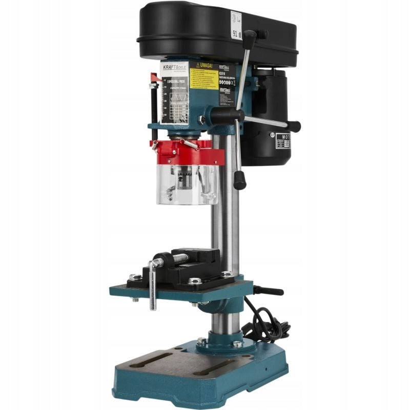 STRONG COLUMN TABLE DRILL 1550W ADJUSTABLE 230V + VISE Packaging status original