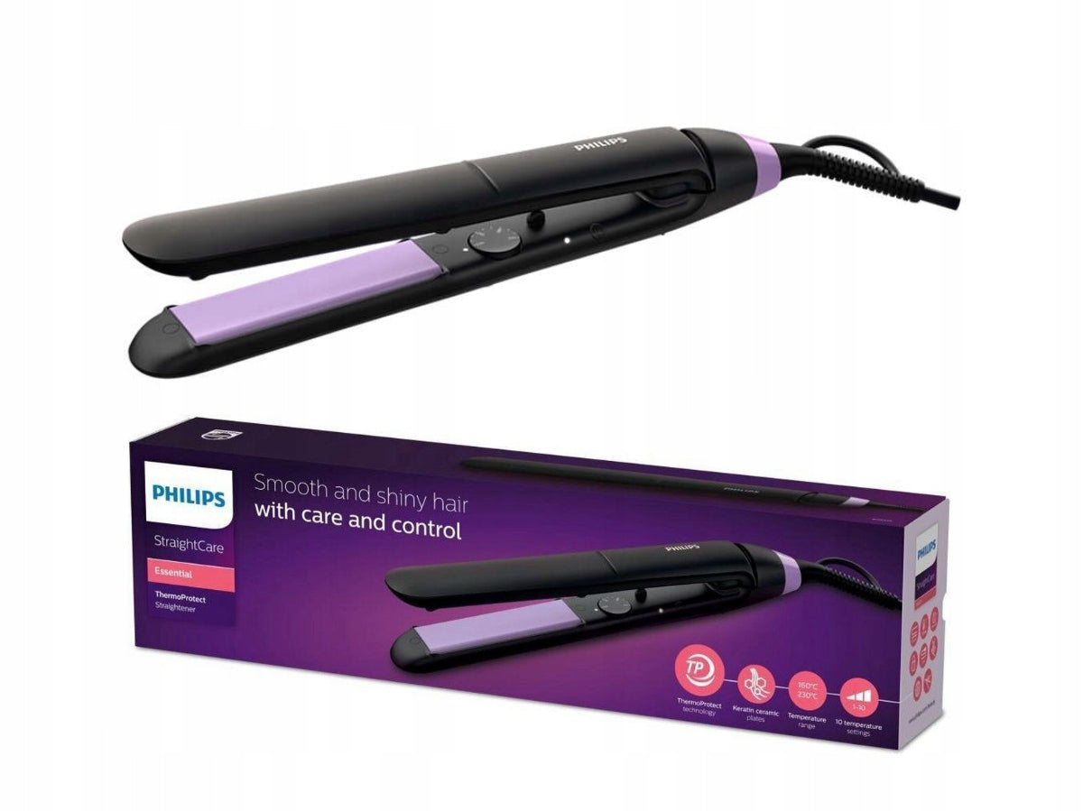 STRONG Ceramic Straightener PHILIPS ThermoProtect BHS377 160-230° 50W Packaging status original