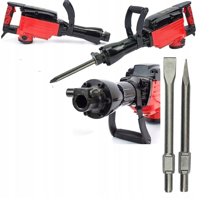 STRONG DEMOLITION HAMMER 3200 OIL COOLED + LARGE IMPACT HAMMER Manufacturer code MOCNY MŁOT WYBURZENIOWY 3200 CHŁODZONY