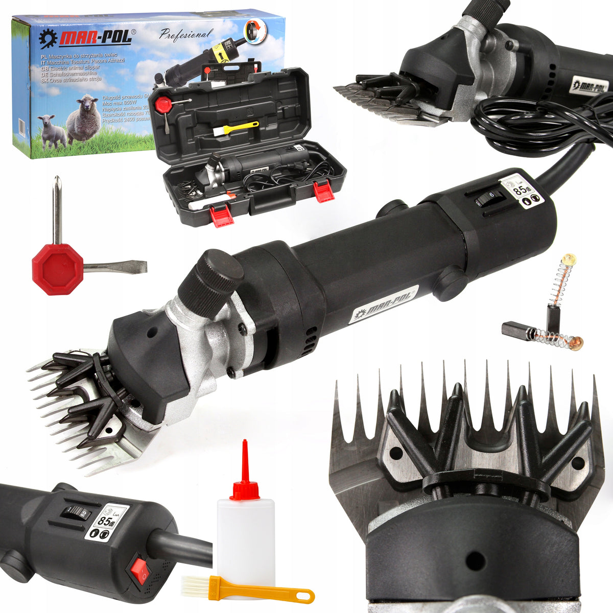 STRONG DOG SHEEP CLIPPER 350W LOW VIBRATION 6 GEARS 220V