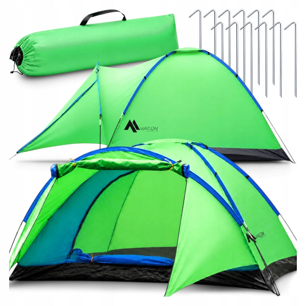 STRONG GARDEN TENT HIKING CAMPING 6-PERSON IGLO 240x290cm XXL