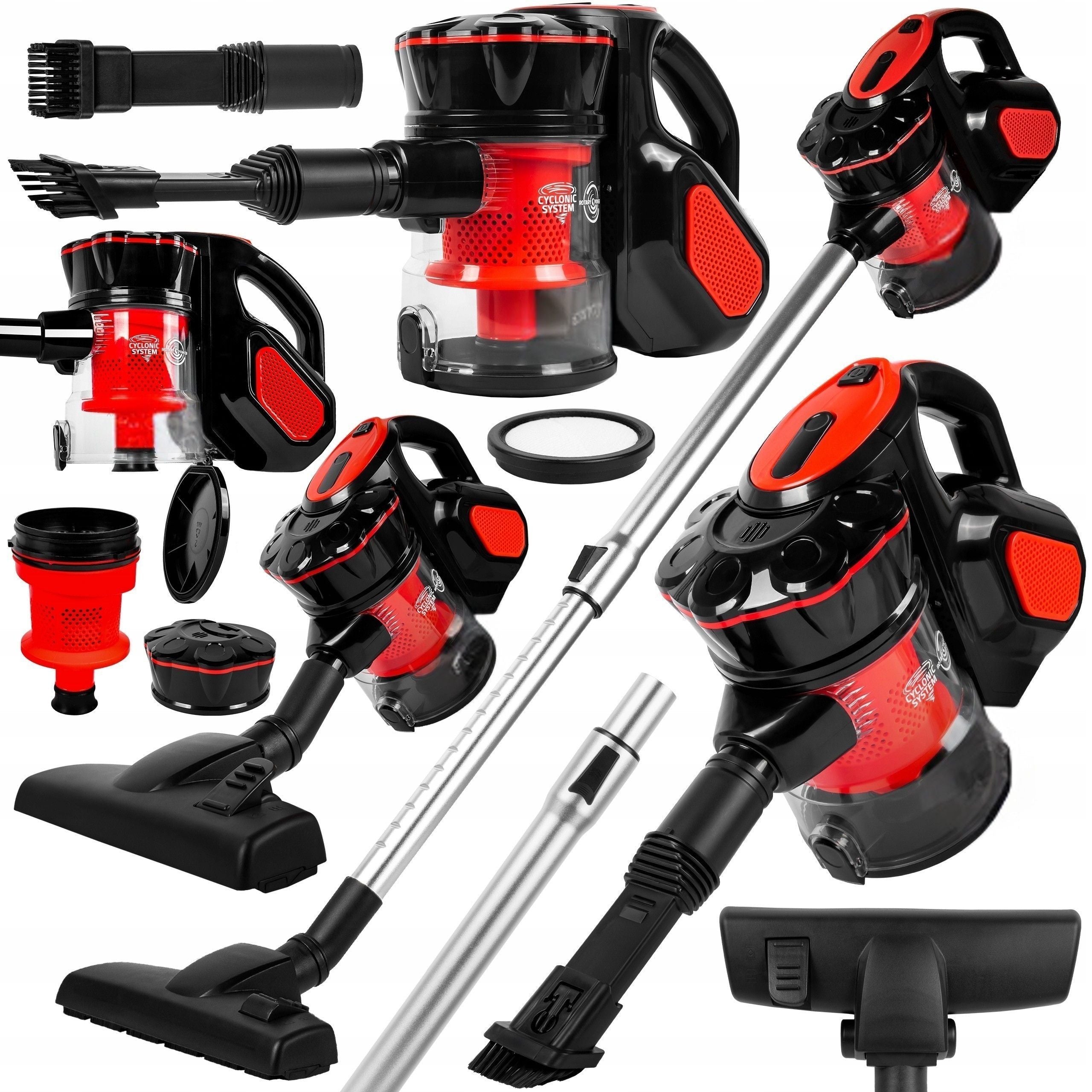 STRONG LIGHTWEIGHT SMALL HANDHELD UPRIGHT CYCLONE BAGLESS VACUUM CLEANER
