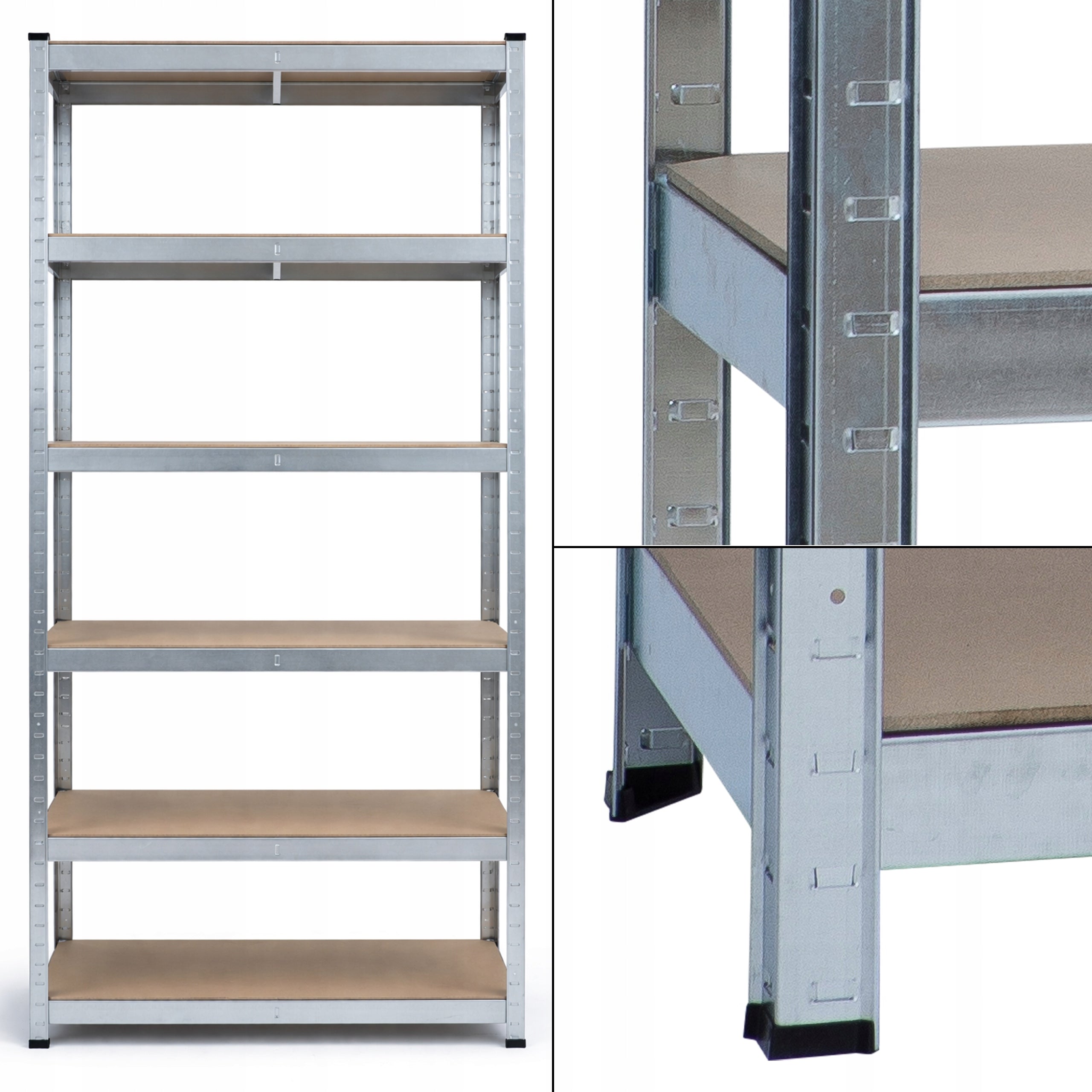 STRONG METAL STORAGE RACK 222x90x40cm CABINET 6 SHELVES STEEL 900kg Manufacturer Kontrast