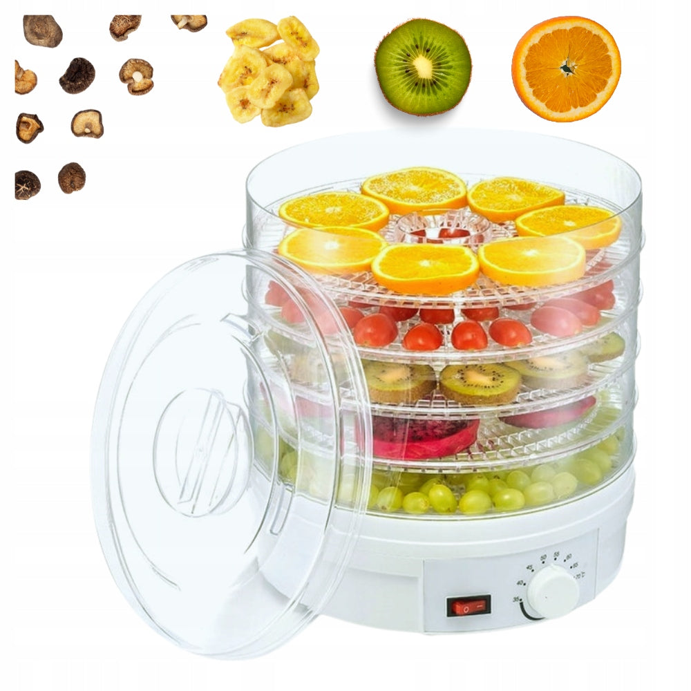 STRONG MUSHROOM DRYER 600W 5 SIT BPA FREE FOR FRUIT VEGETABLE HERBS STRONG EAN (GTIN) 5906186308679