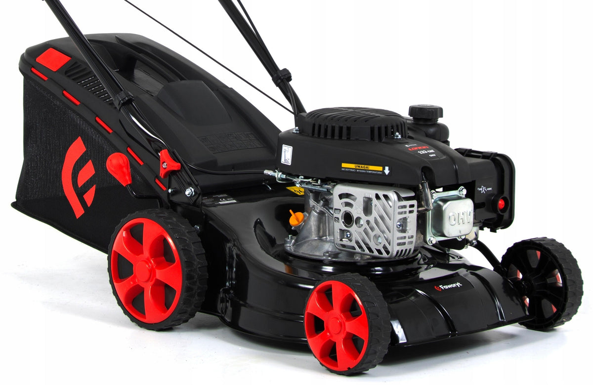 STRONG PETROL MOWER FAVORITE 41CM DRIVE STEEL HOUSING LIGHT SUPER 7KM Manufacturer code KOSIARKA SPALINOWA Z NAPĘDEM LUX PRO MAX