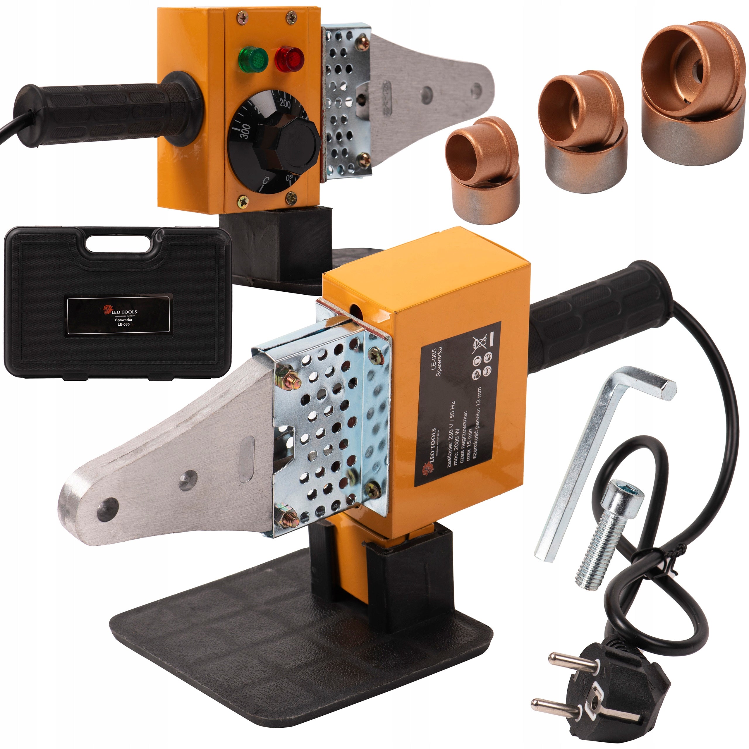 STRONG PVC PIPE WELDING MACHINE PP 2000W 3 Dies 20-32MM SUITCASE 320 SET