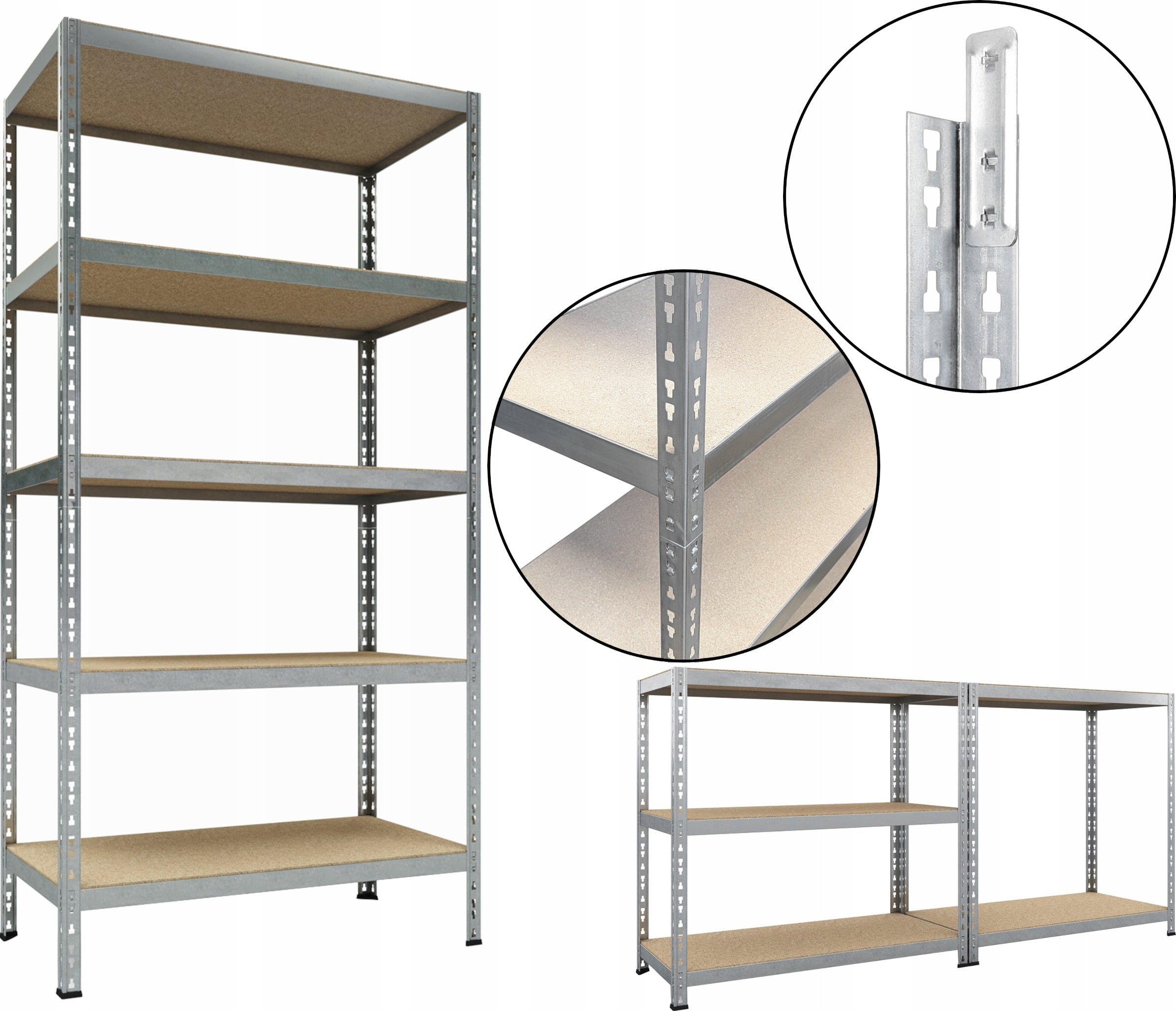 STRONG Plug-in rack TKT 180x120x40cm 750kg For Garage warehouse prod. Germany