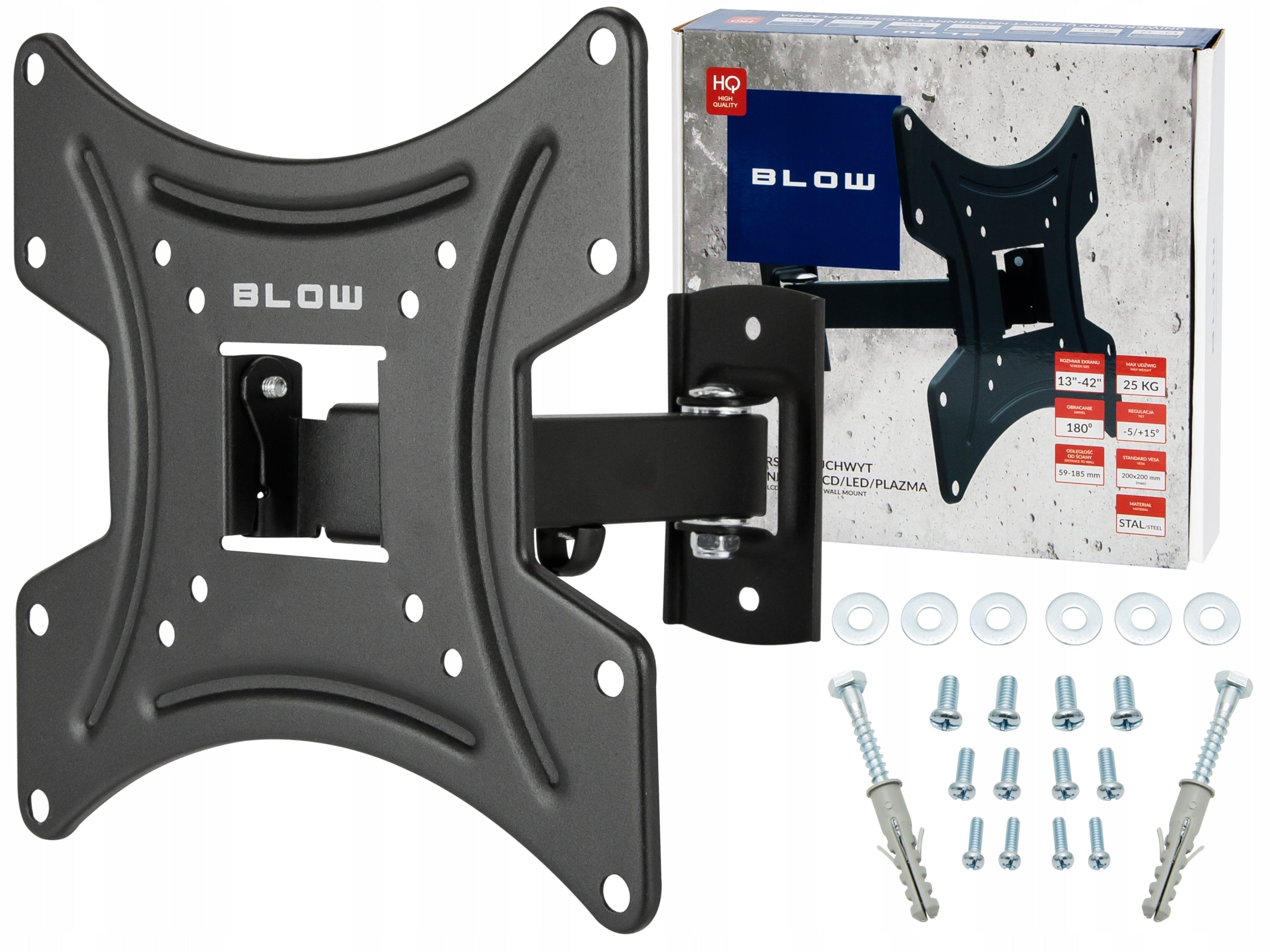STRONG ROTATING WALL MOUNT FOR TV MONITOR TV HANGER LCD 10-42 Brand Blow