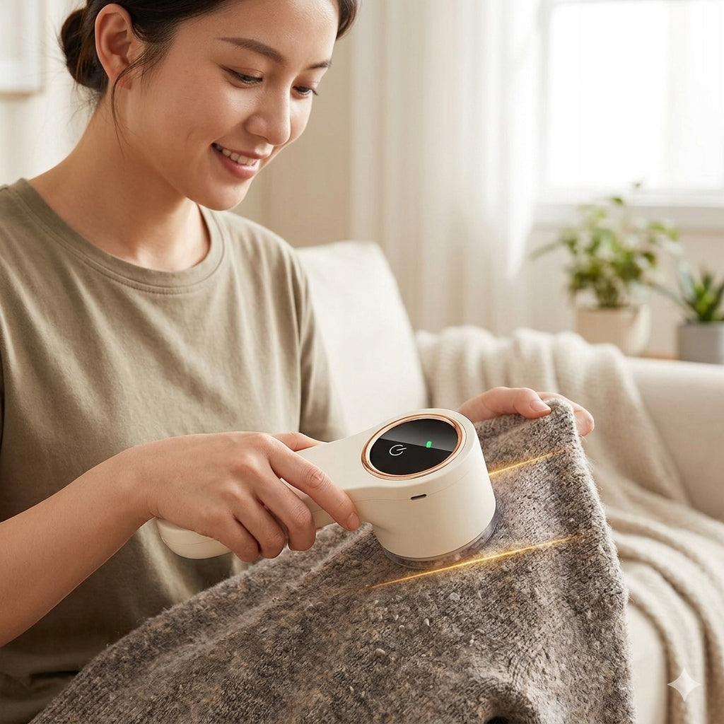 STRONG SHAVER FOR CLOTHES SWEATERS LINT FABRIC UPHOLSTERY PILLING ON USB-C Packaging status original