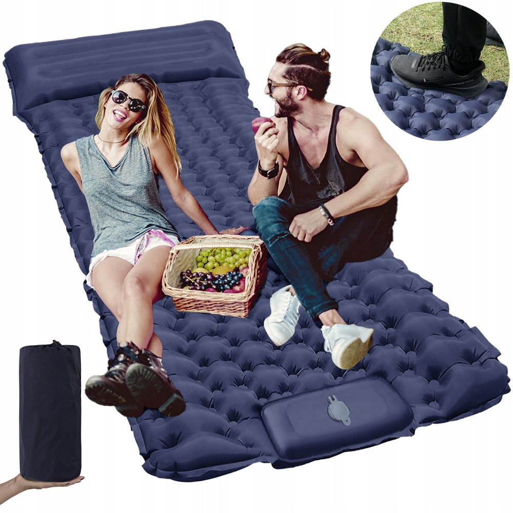 STRONG SINGLE SEATER INFLATABLE MATTRESS TOURIST PUMPED SLEEPING MAT Manufacturer code 6SP1268GN324299