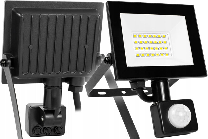 STRONG SMALL OUTDOOR WATERPROOF LED LAMP WITH 20W DUSK MOTION SENSOR Length 2.15 cm