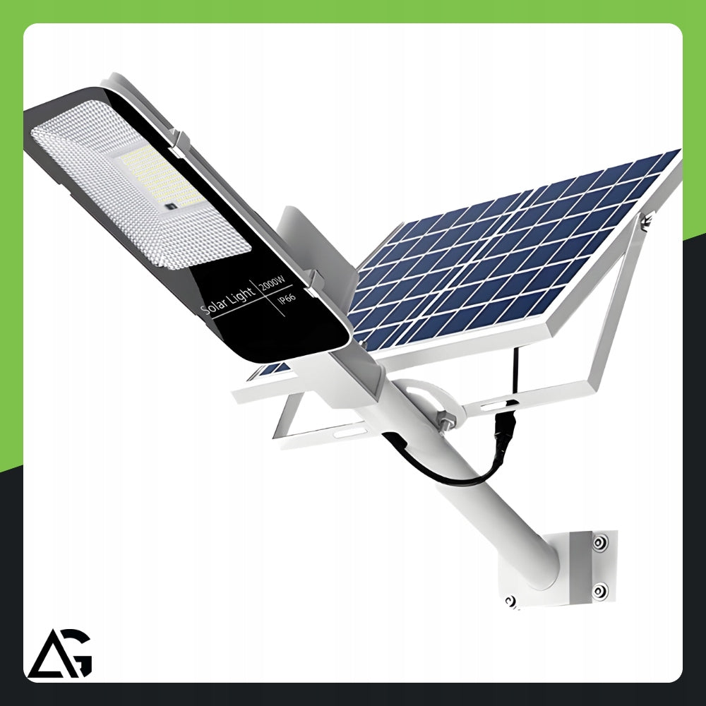STRONG SOLAR GARDEN LAMP STREET LAMP LED OUTDOOR HOLDER 2000W Packaging status original