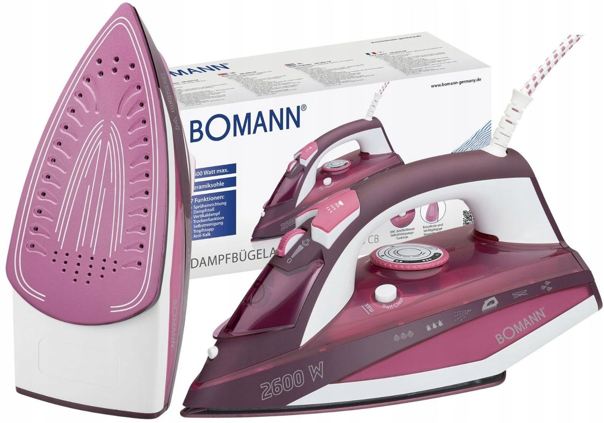 STRONG STEAM IRON BOMANN 2600 IN DB CB