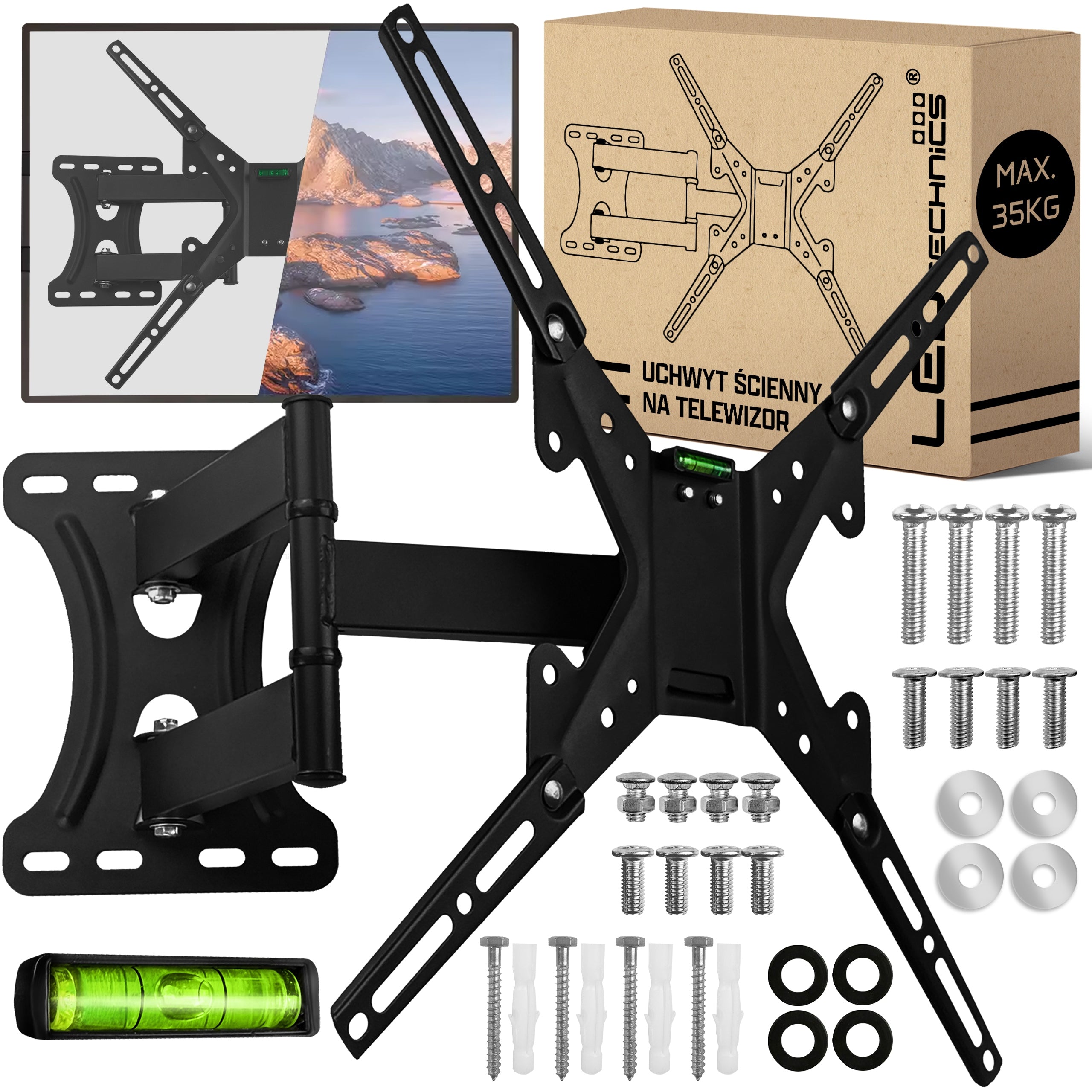 STRONG SWIVEL TV MOUNT UNIVERSAL VESA HANGER TV 10-55 INCHES