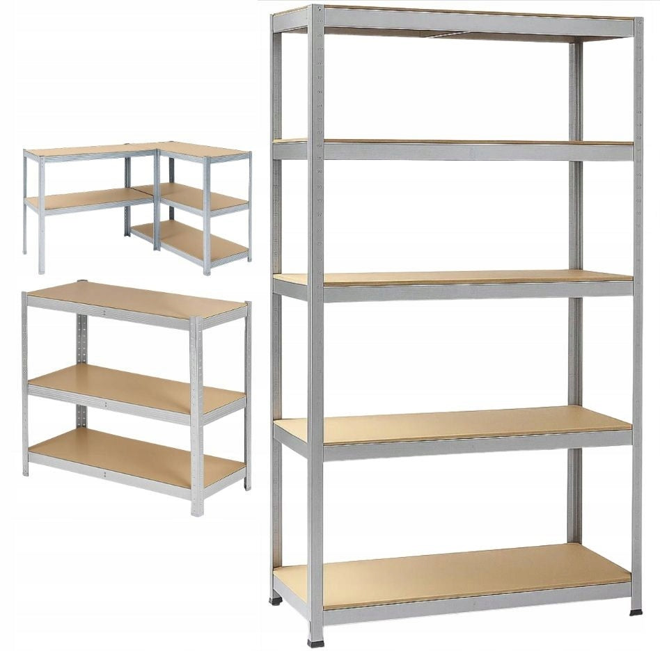 STRONG Storage Rack Metal Garage Basement 5 Shelves 875 Kg 180x120x40 cm Manufacturer code MOCNY Regał Magazynowy G12040-180 Anytech