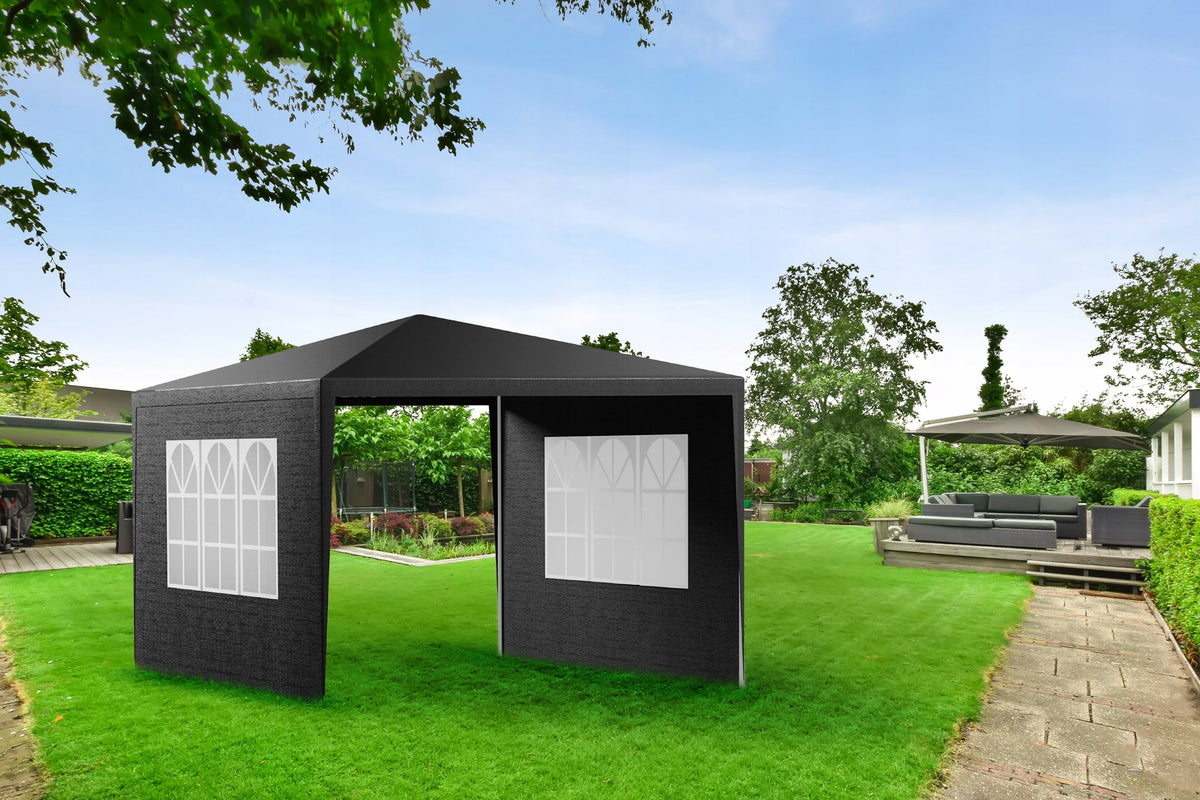 STRONG TENT GARDEN PAVILION COMMERCIAL GAZEBO WINDOWS 3x3 + 4 SIDE WALLS Manufacturer code NAMIOT OGRODOWY HANDLOWY PAWILON ALTANA MOCNY