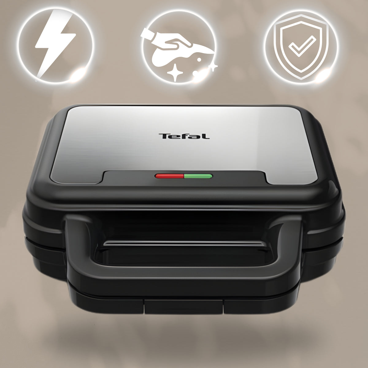 STRONG TOASTER Tefal 3in1 FOR PANINI SANDWICH Waffle TOAST SANDWICHES + MOLDS Power rating 700 W